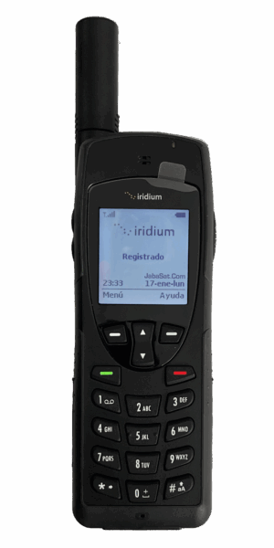 iridium 9555 jabasat telefono satelital