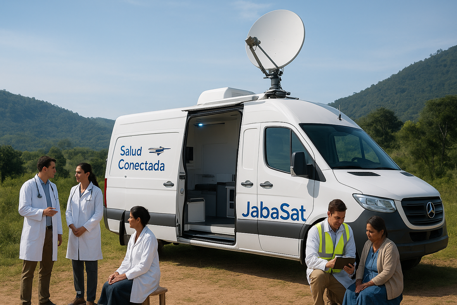 JabaSat Salud y Unidades Móviles: Conectividad Satelital para la Atención Médica en Movimiento