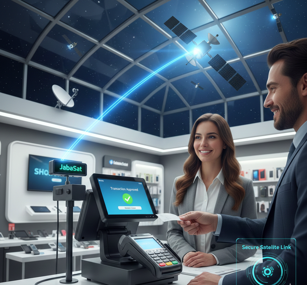 🛰️ Enlaces Dedicados JabaSat: Conectividad Satelital Segura y Fiable para TPV POS y Comercio Electrónico