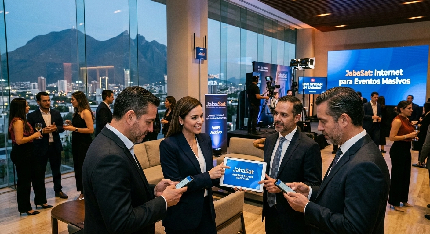 JabaSat: Liderando el Internet para Eventos VIP y Masivos en Monterrey
